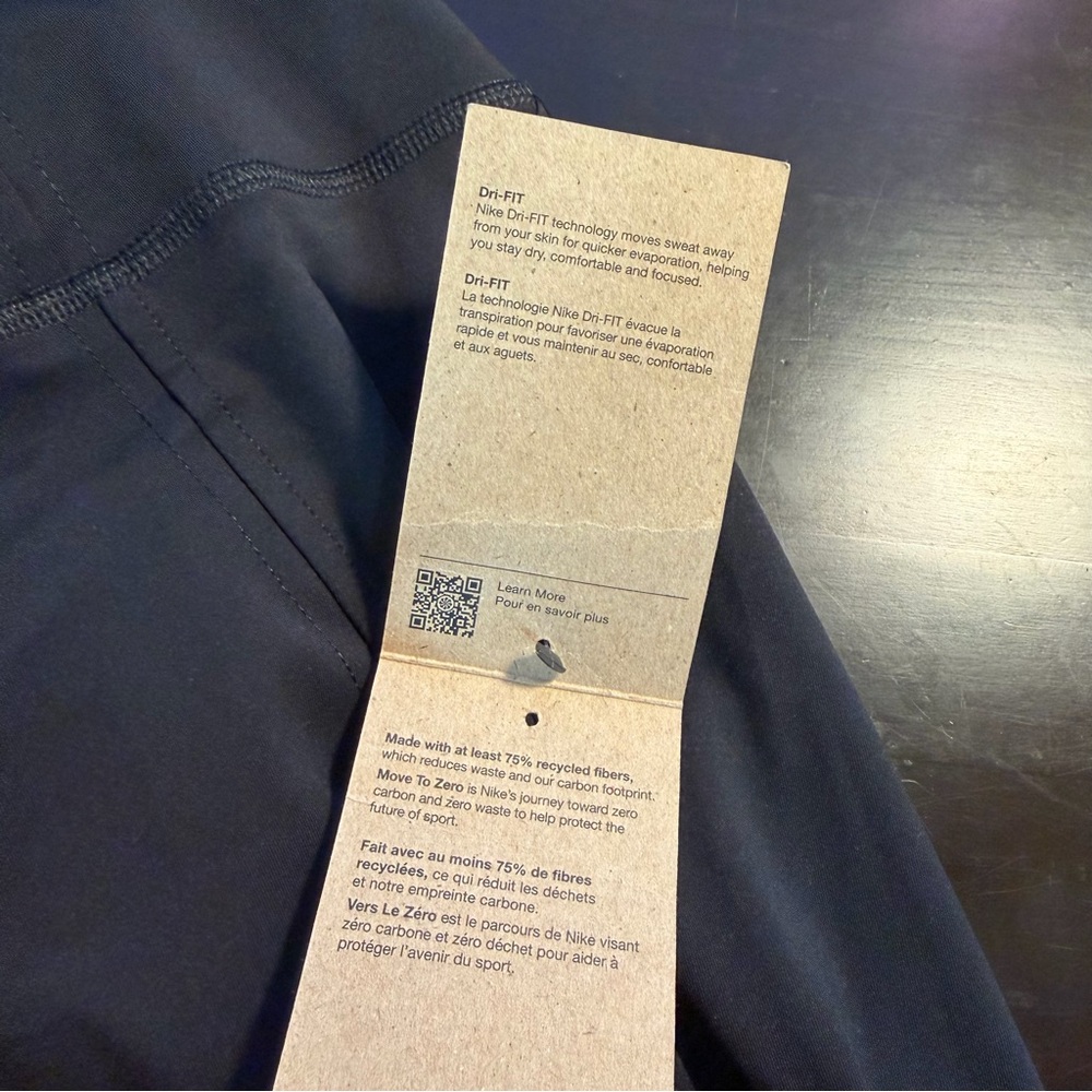 NWT Nike Plus Size 2X ‘Yoga Training Dri-Fit High-Waisted 7/8 Cutout Leggings’ - Picture 7 of 13